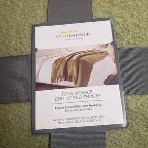 Threshold Faux Mohair Throw Blanket